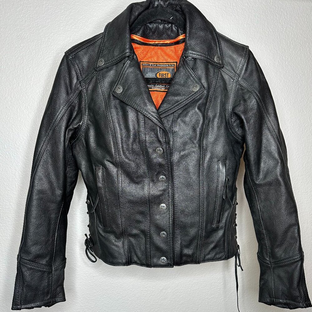 Vintage Motorcycle Leather Jacket